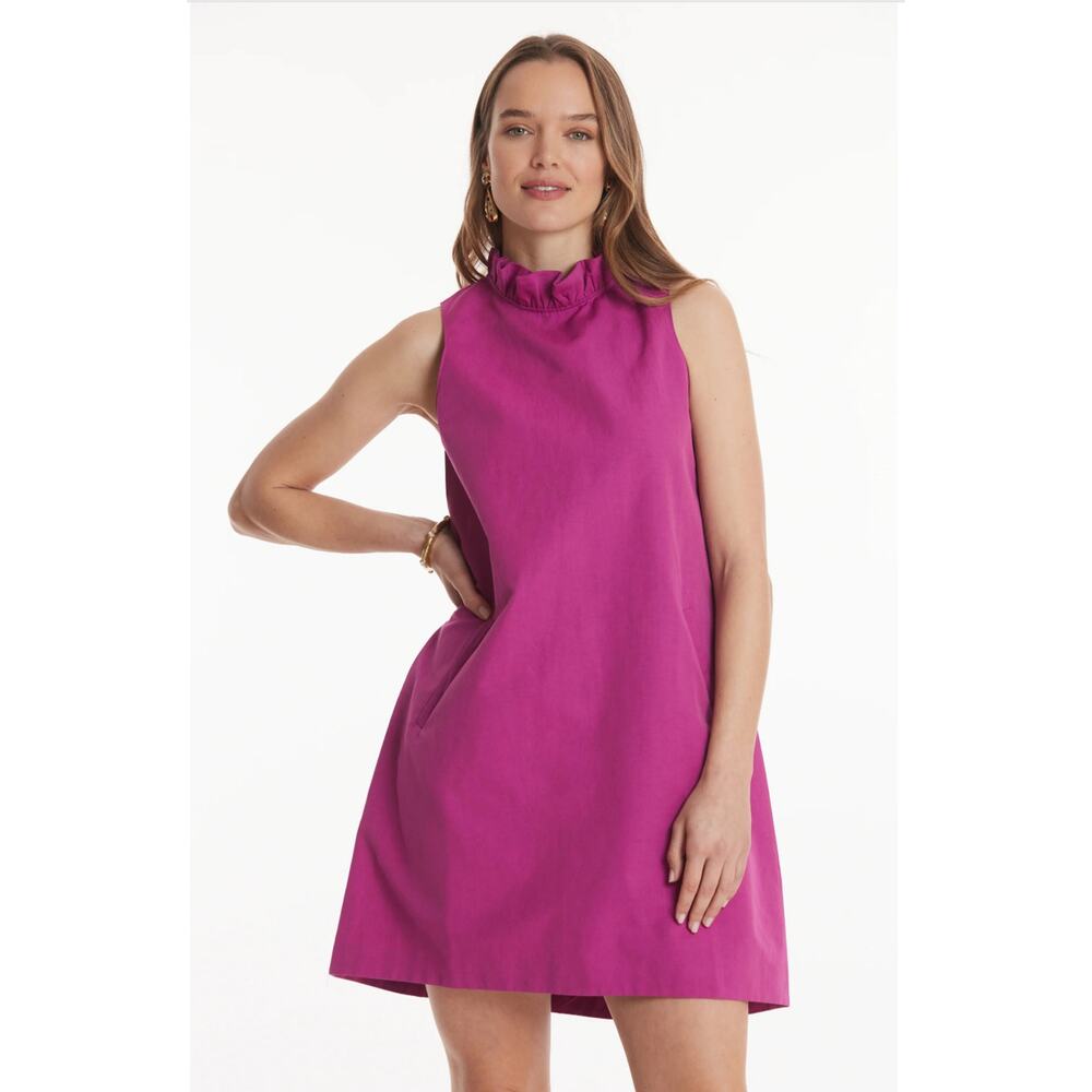 Tyler Boe‎ Stella Bow Back Dress- Bougainvillea NWT size large - Picture 2 of 8